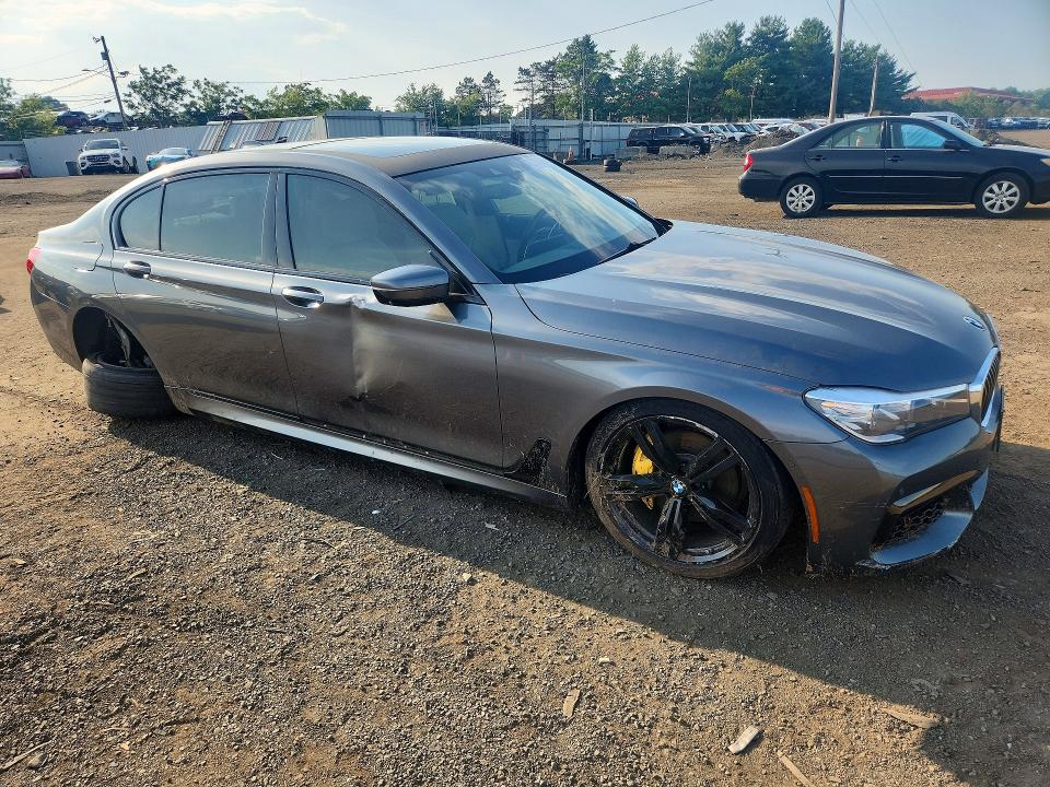 2017 Bmw 740 მანქანა იყიდება აუქციონზე, vin: WBA7E2C58HG740107, აუქციონის ნომერი: 62294596