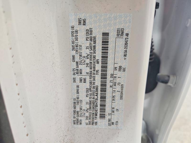 2025 Ford Bronco მანქანა იყიდება აუქციონზე, vin: 1FMDE7BH7SLA63883, აუქციონის ნომერი: 59846196