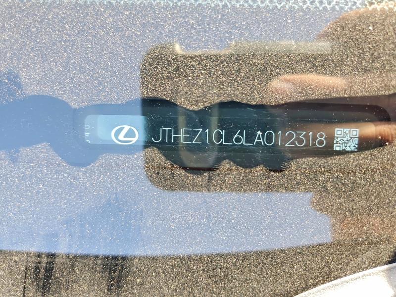 Aukcja sprzedaży 2020 Lexus Gs, vin: JTHEZ1CL6LA012318, numer aukcji: 59253816