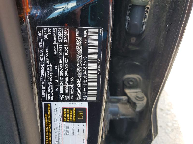 Aukcja sprzedaży 2015 Mercedes-benz Gl, vin: 4JGDF7DE0FA462572, numer aukcji: 60462846
