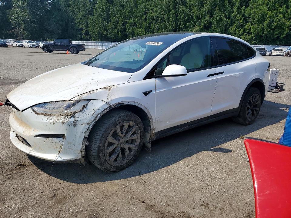 61974056 :رقم المزاد ، 7SAXCDE54PF378287 vin ، 2023 Tesla Model X مزاد بيع