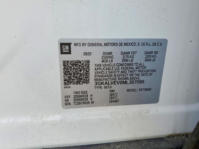Продажа на аукционе авто 2021 Gmc Terrain, vin: 3GKALVEV0ML307095, номер лота: 60785716