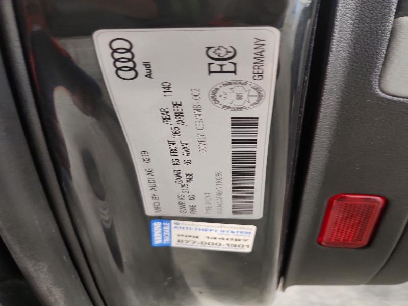 61437256 :رقم المزاد ، WAUANAF46KN010296 vin ، 2019 Audi A4 مزاد بيع