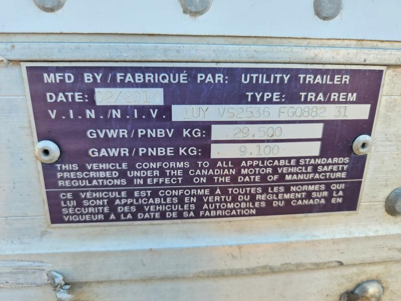 Продажа на аукционе авто 2015 Utility Trailer Manufacture Trailer, vin: 1UYVS2536FG088231, номер лота: 59891656