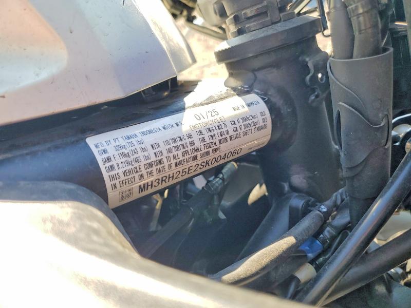 Продаж на аукціоні авто 2025 Yamaha Yfz320, vin: MH3RH25E2SK004060, номер лоту: 60680996