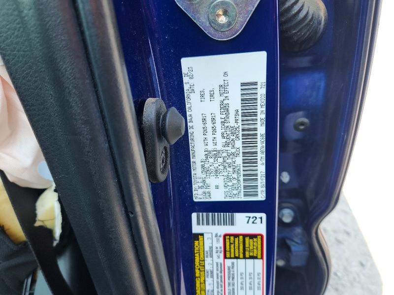 62613046 :رقم المزاد ، 3TMAZ5CN9PM205631 vin ، 2023 Toyota Tacoma مزاد بيع