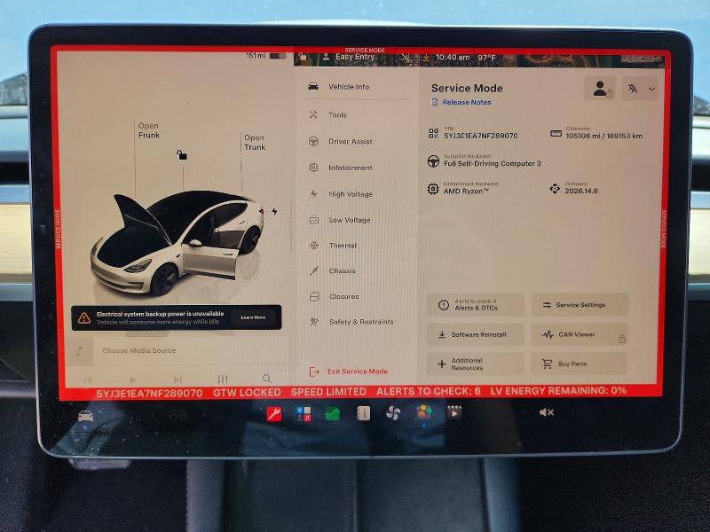 60822136 :رقم المزاد ، 5YJ3E1EA7NF289070 vin ، 2022 Tesla Model 3 مزاد بيع