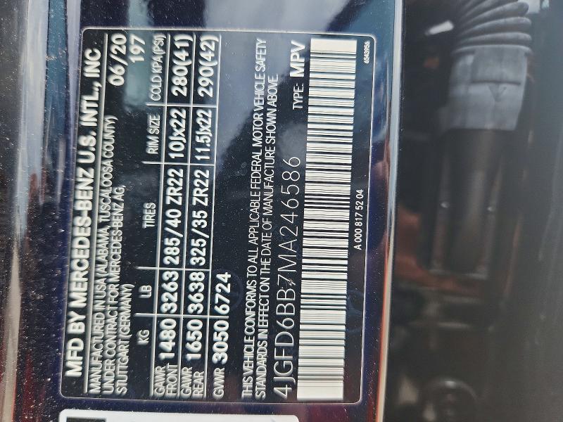 Продажа на аукционе авто 2021 Mercedes-benz Gle Coupe, vin: 4JGFD6BB7MA246586, номер лота: 63655146