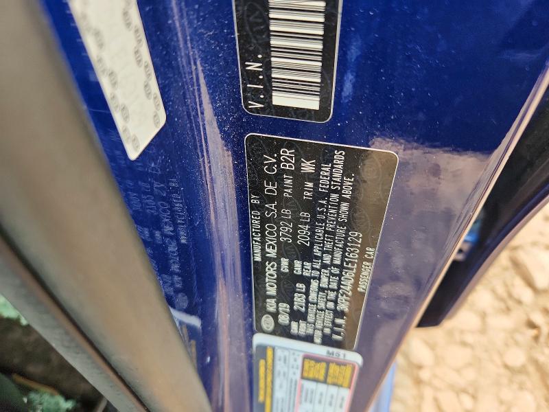 2020 Kia Forte მანქანა იყიდება აუქციონზე, vin: 3KPF24AD6LE163129, აუქციონის ნომერი: 60933286