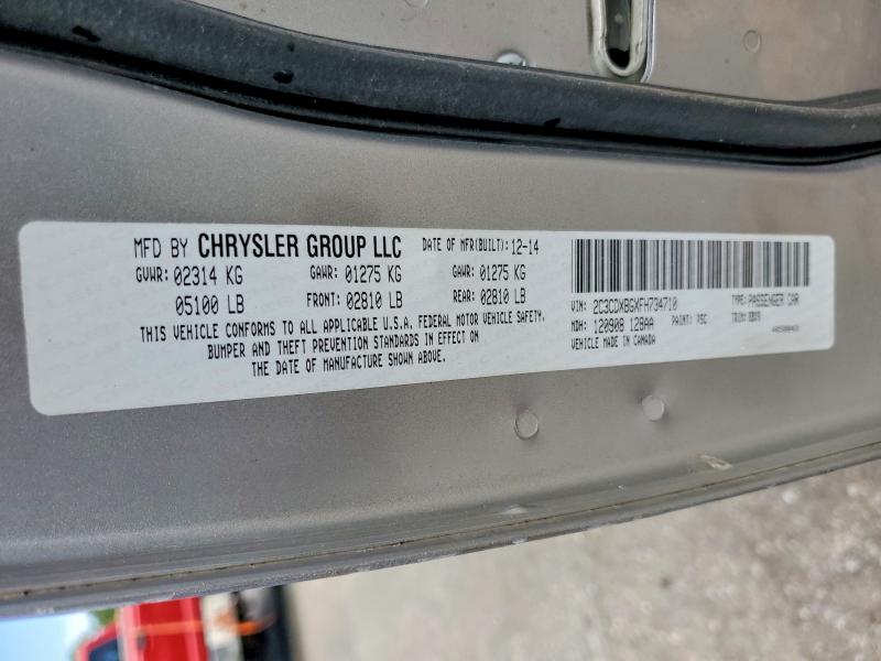 Продаж на аукціоні авто 2015 Dodge Charger, vin: 2C3CDXBGXFH734710, номер лоту: 61126176
