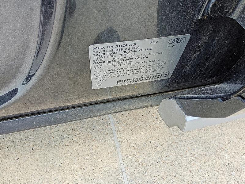 Aukcja sprzedaży 2022 Audi Q5, vin: WA1EAAFY3N2111234, numer aukcji: 62243996