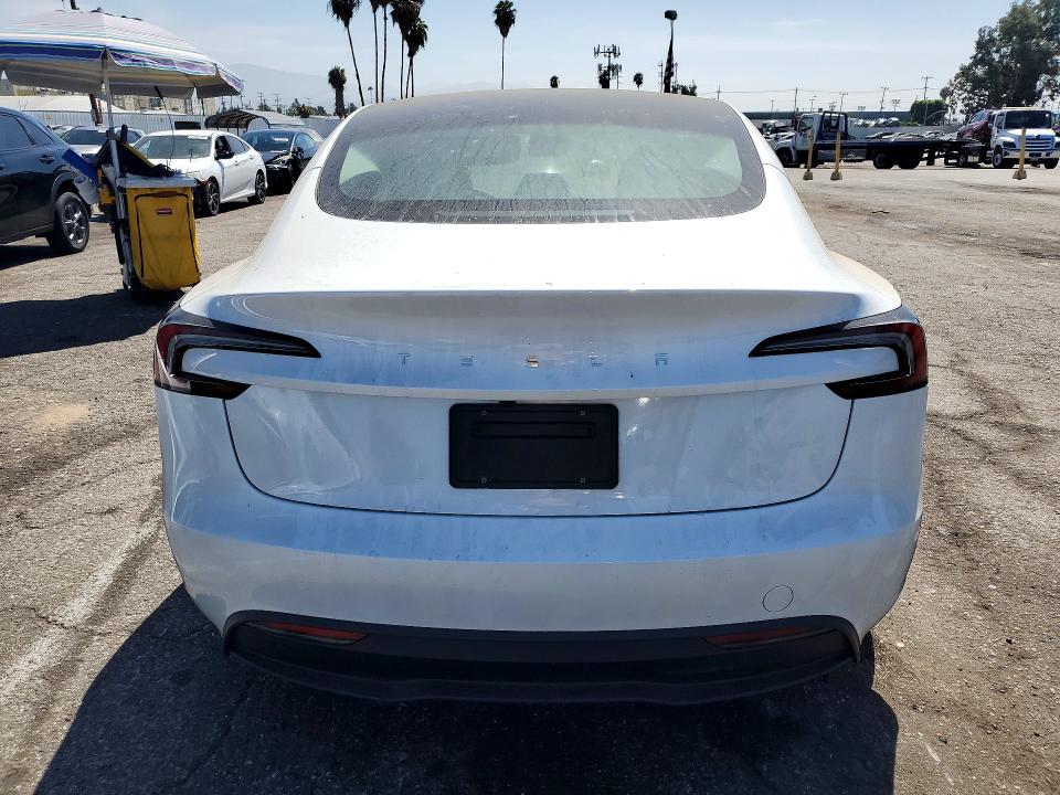 63001726 :رقم المزاد ، 5YJ3E1EA2SF918214 vin ، 2025 Tesla Model 3 مزاد بيع