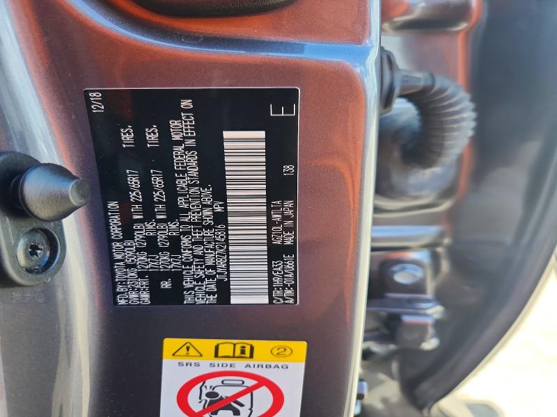 Aukcja sprzedaży 2019 Lexus Nx 300, vin: JTJYARBZ7K2145816, numer aukcji: 61982016