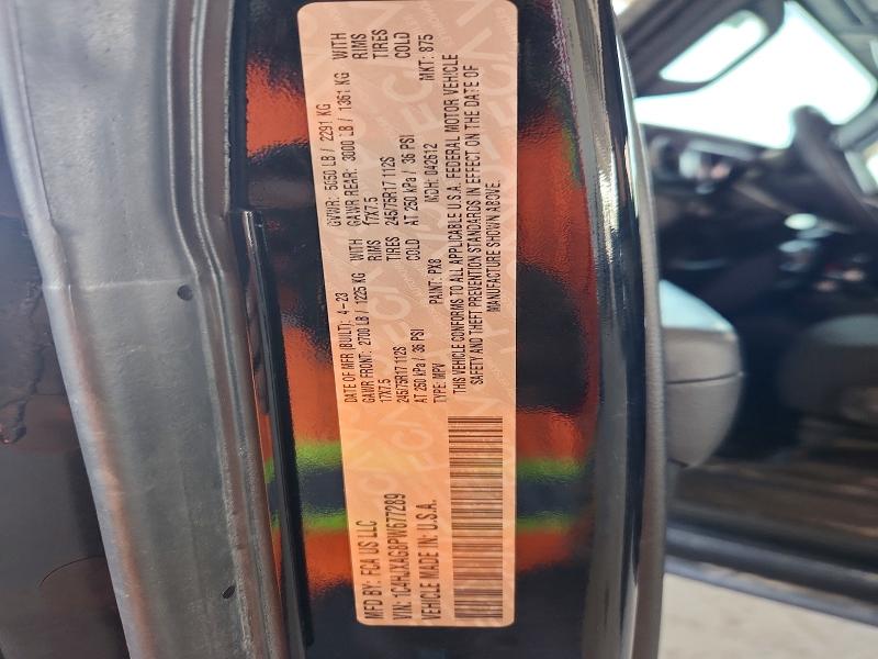 Aukcja sprzedaży 2023 Jeep Wrangler, vin: 1C4HJXAG8PW677289, numer aukcji: 59833626