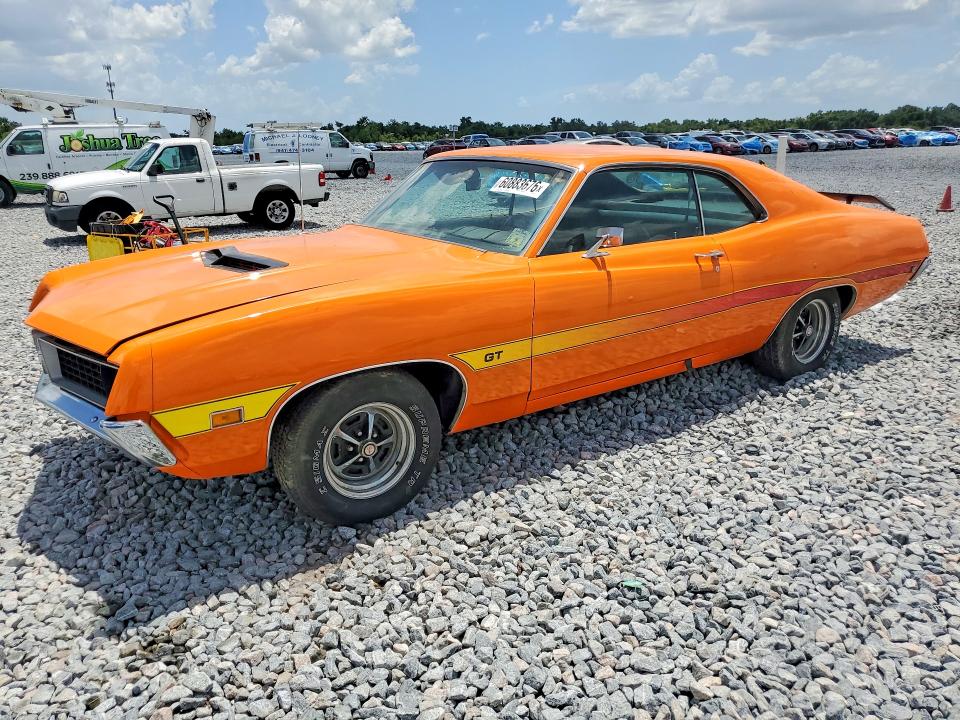 60883676 :رقم المزاد ، 1A25F245157 vin ، 1971 Ford Torino مزاد بيع