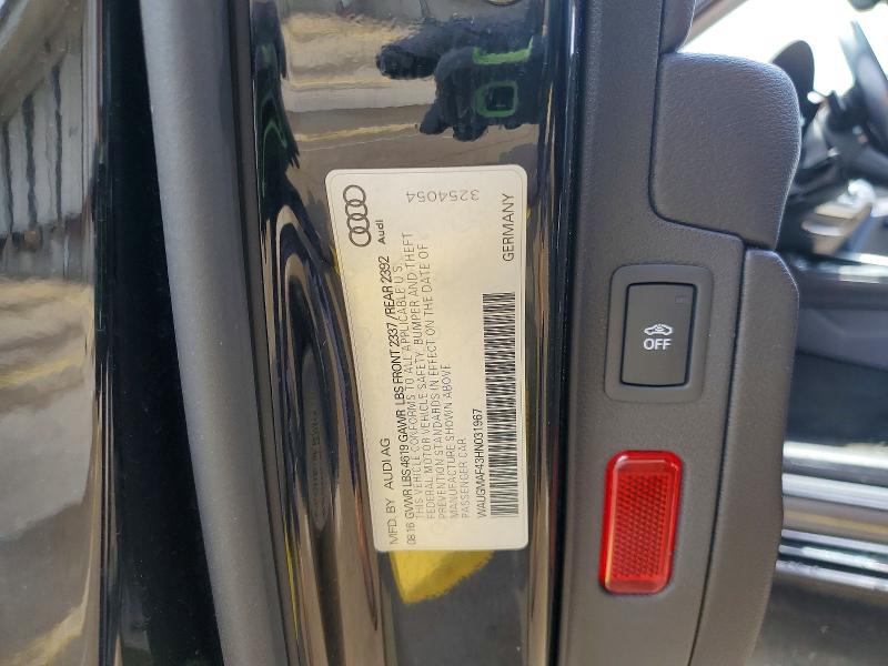 Aukcja sprzedaży 2017 Audi A4, vin: WAUGMAF43HN031967, numer aukcji: 59677216