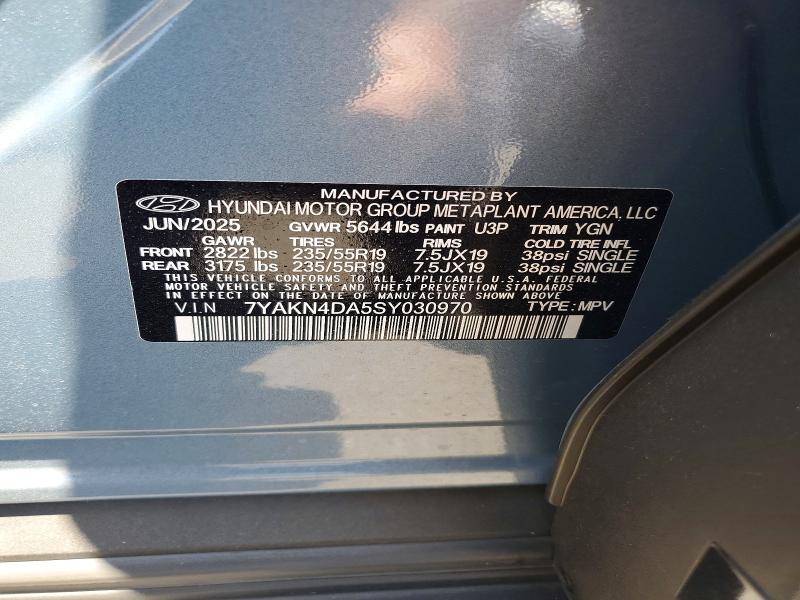 63673846 :رقم المزاد ، 7YAKN4DA5SY030970 vin ، 2025 Hyundai Ioniq 5 مزاد بيع