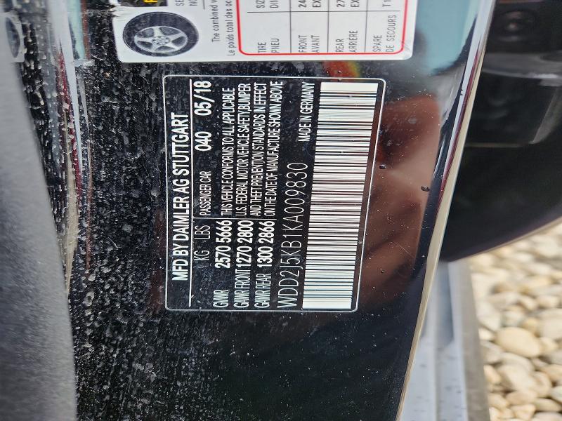 Продажа на аукционе авто 2019 Mercedes-benz Cls, vin: WDD2J5KB1KA009830, номер лота: 63362196