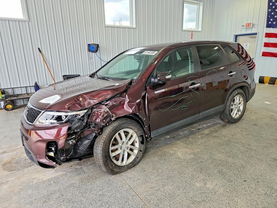 61144106 :رقم المزاد ، 5XYKT3A62EG527592 vin ، 2014 Kia Sorento مزاد بيع