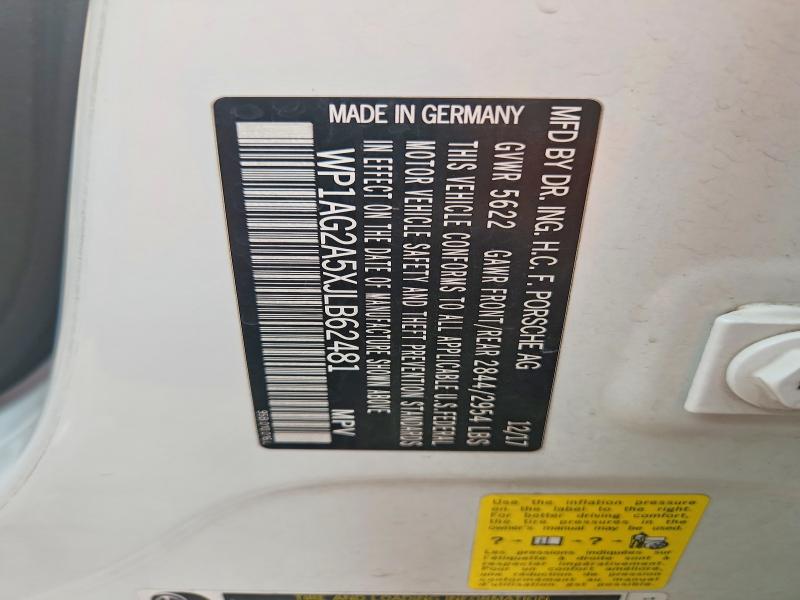 Продаж на аукціоні авто 2018 Porsche Macan, vin: WP1AG2A5XJLB62481, номер лоту: 63226396