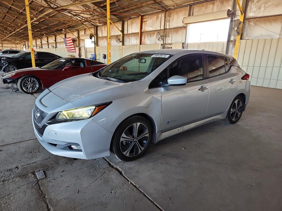 2018 Nissan Leaf მანქანა იყიდება აუქციონზე, vin: 1N4AZ1CP8JC314008, აუქციონის ნომერი: 59648616