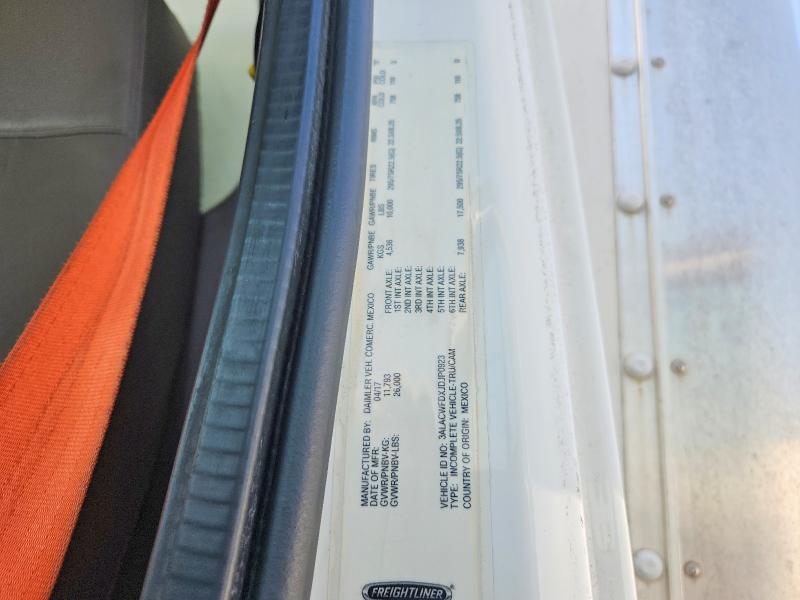 Продажа на аукционе авто 2018 Freightliner M2, vin: 3ALACWFDXJDJP0923, номер лота: 59081566