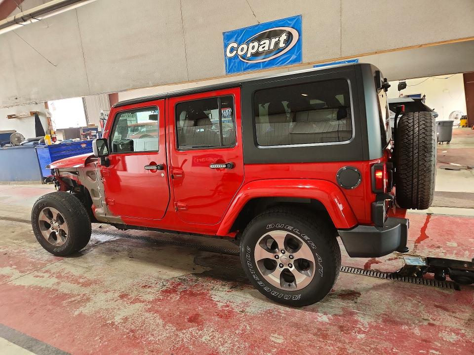 Aukcja sprzedaży 2017 Jeep Wrangler Unlimited, vin: 1C4BJWEG8HL588237, numer aukcji: 61311556