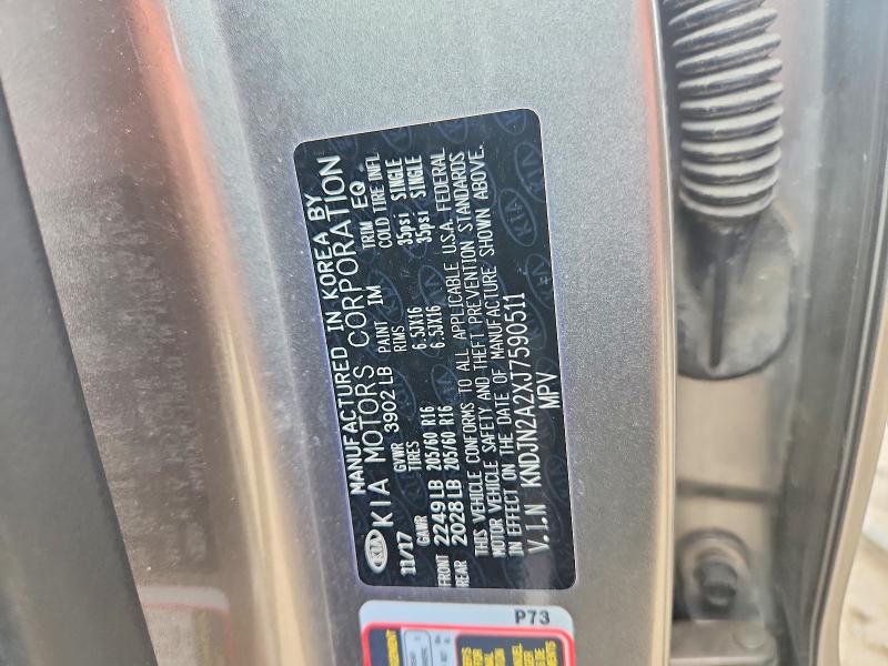 Продаж на аукціоні авто 2018 Kia Soul, vin: KNDJN2A2XJ7590511, номер лоту: 62317266