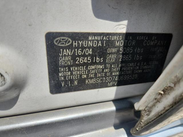 Продаж на аукціоні авто 2004 Hyundai Santa Fe, vin: KM8SC13D74U699528, номер лоту: 61720996