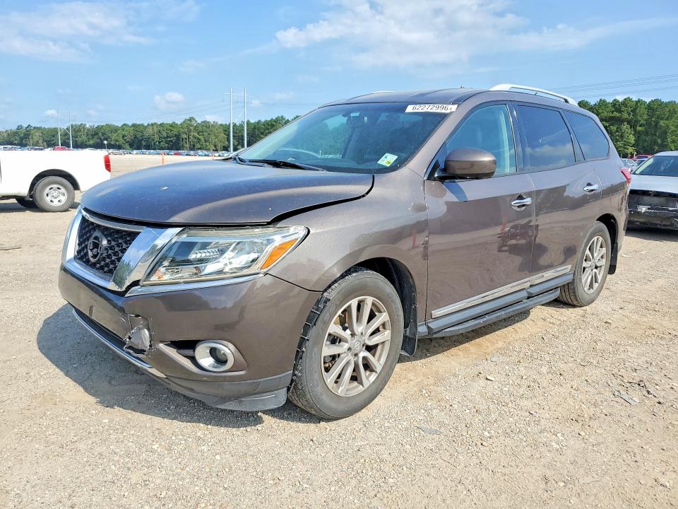 2015 Nissan Pathfinder მანქანა იყიდება აუქციონზე, vin: 5N1AR2MNXFC689849, აუქციონის ნომერი: 62272996