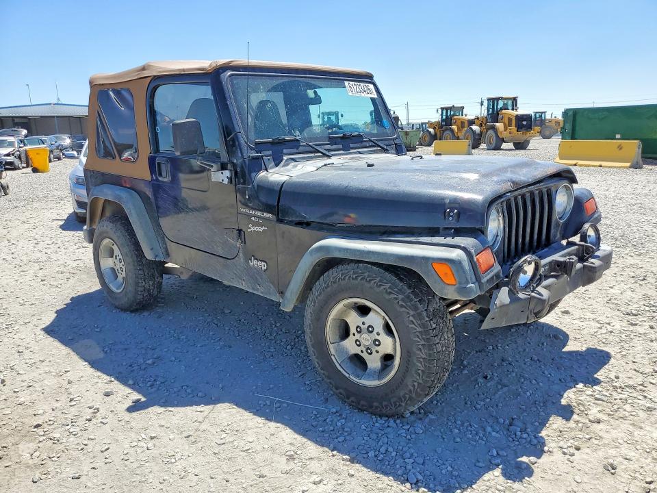 1999 Jeep Wrangler Se მანქანა იყიდება აუქციონზე, vin: 1J4FY19S9XP460945, აუქციონის ნომერი: 61233426