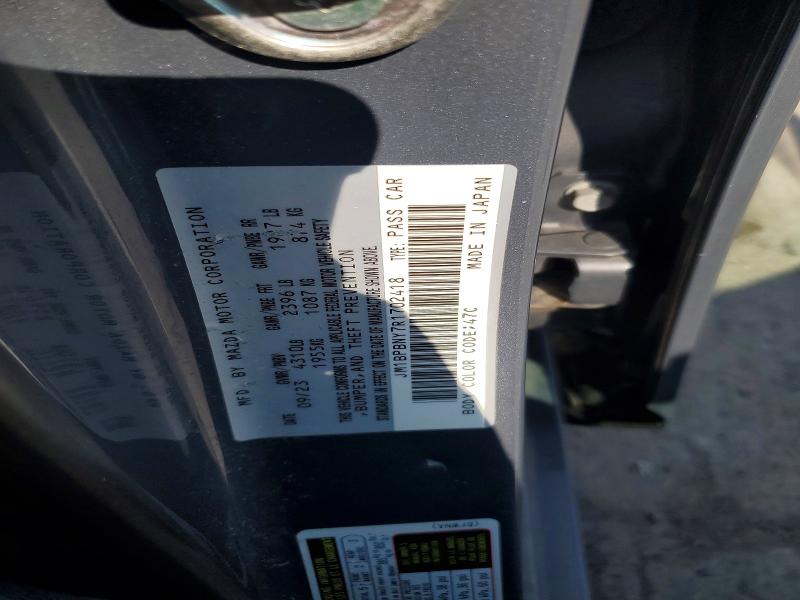 Aukcja sprzedaży 2024 Mazda 3, vin: JM1BPBNY7R1702418, numer aukcji: 60949186