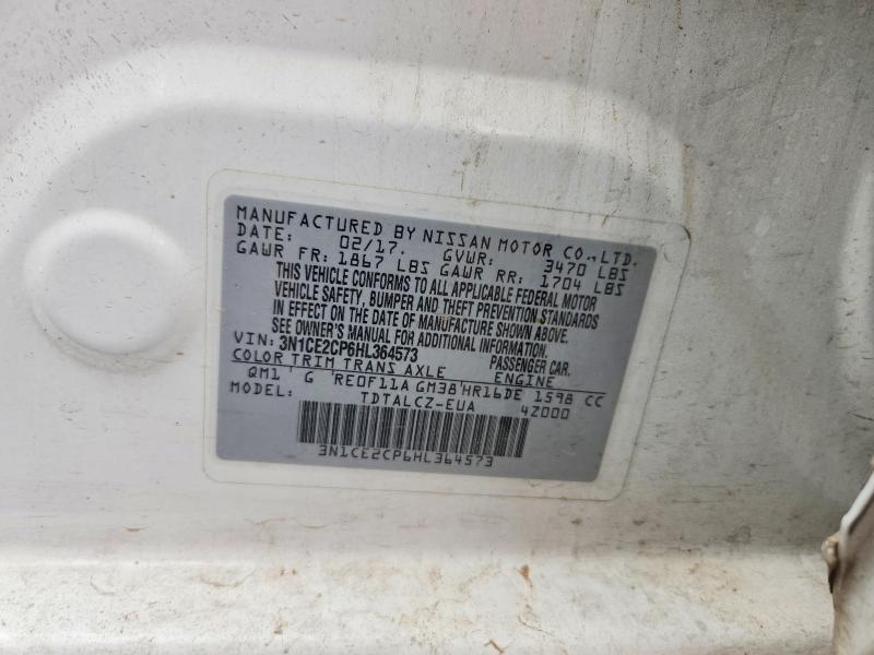 Продажа на аукционе авто 2017 Nissan Versa Note, vin: 3N1CE2CP6HL364573, номер лота: 62314976