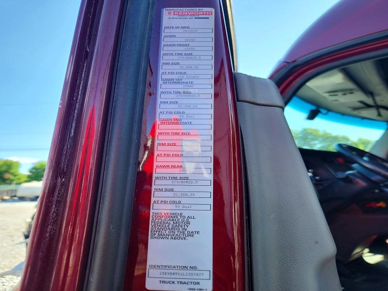 Продажа на аукционе авто 2020 Kenworth Construction, vin: 1XKYD49X1LJ357477, номер лота: 62822326
