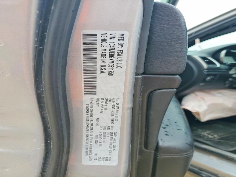 61137396 :رقم المزاد ، 1C4RJEBGXMC511750 vin ، 2021 Jeep Grand Cherokee مزاد بيع