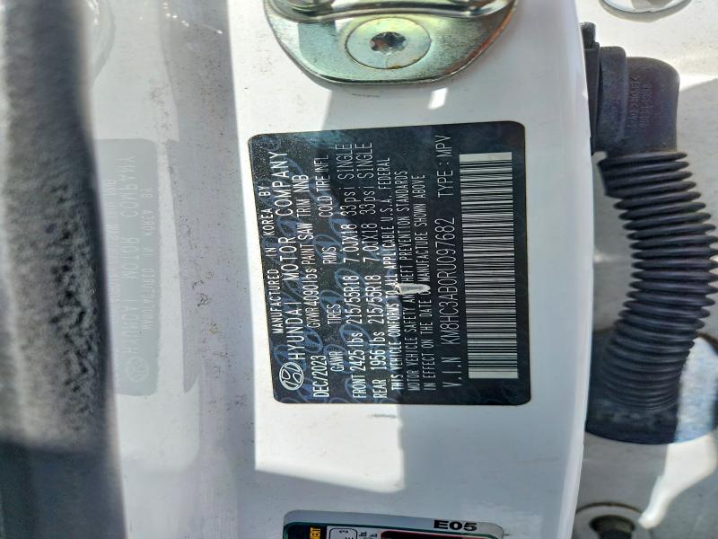 2024 Hyundai Kona მანქანა იყიდება აუქციონზე, vin: KM8HC3AB0RU097682, აუქციონის ნომერი: 62242026