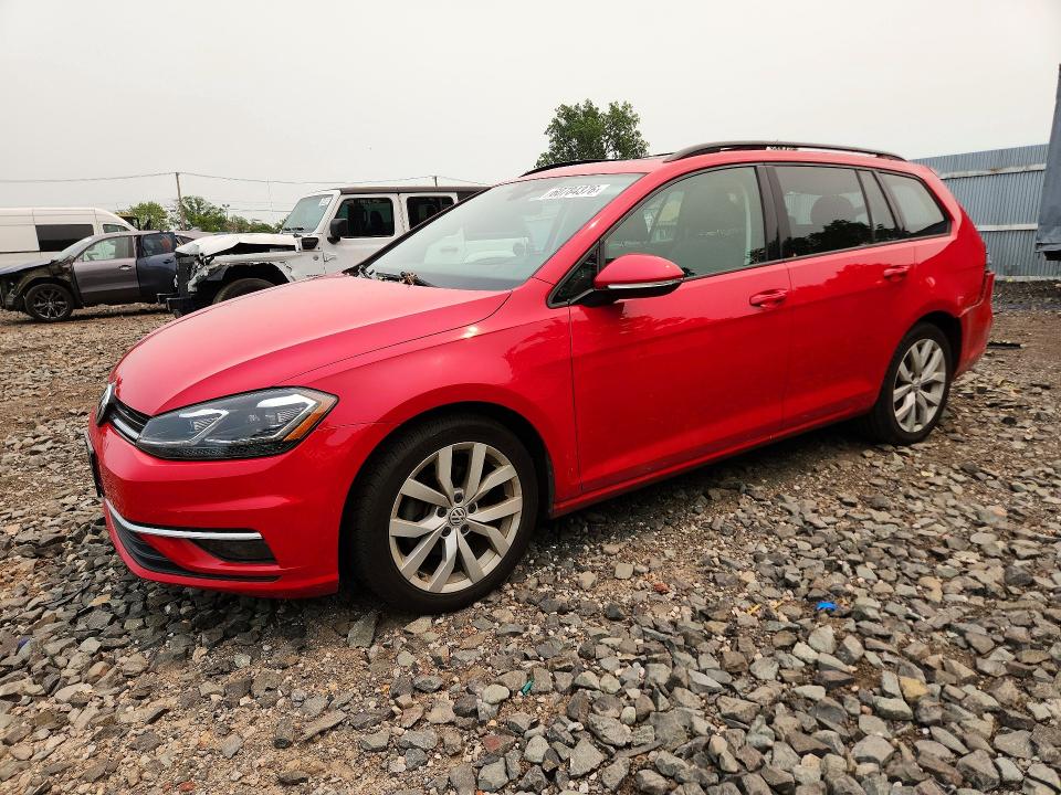 Продажа на аукционе авто 2019 Volkswagen Golf Sportwagen, vin: 3VWY57AU0KM501918, номер лота: 60784376