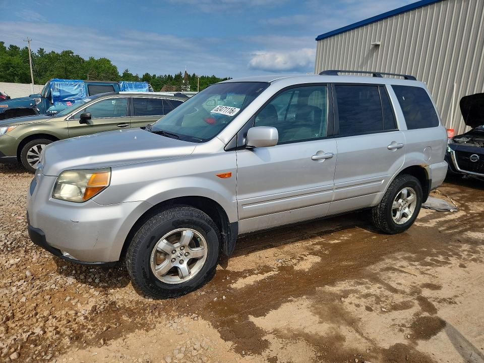 2006 Honda Pilot მანქანა იყიდება აუქციონზე, vin: 2HKYF18476H508167, აუქციონის ნომერი: 62471116