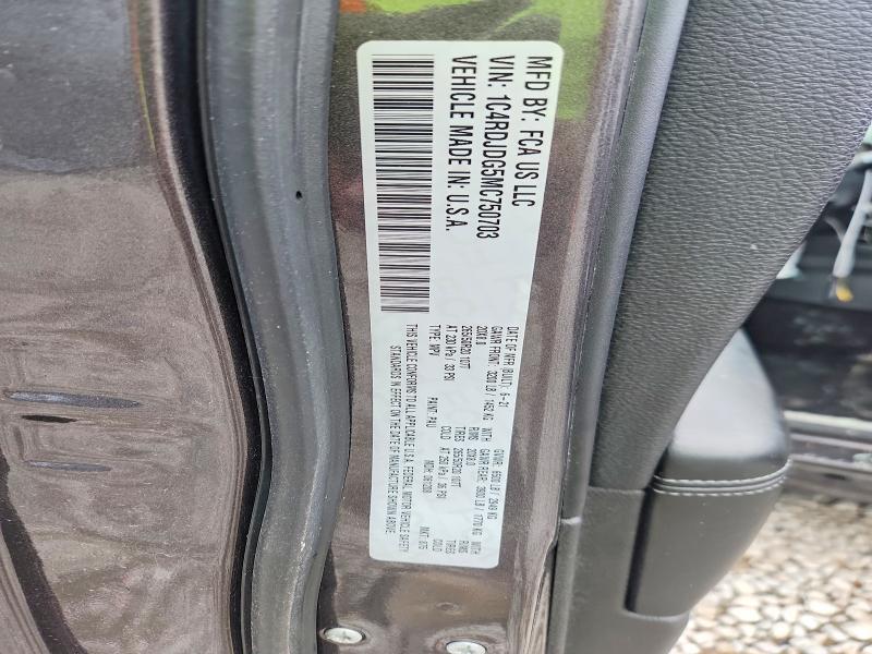 Продажа на аукционе авто 2021 Dodge Durango, vin: 1C4RDJDG5MC750703, номер лота: 60775276