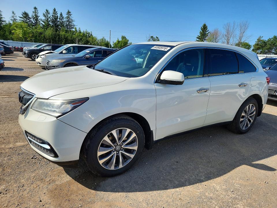 60805916 :رقم المزاد ، 5FRYD4H60GB504937 vin ، 2016 Acura Mdx مزاد بيع