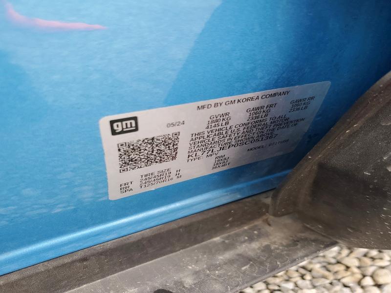 Aukcja sprzedaży 2025 Chevrolet Trax, vin: KL77LJEP0SC051367, numer aukcji: 60237716
