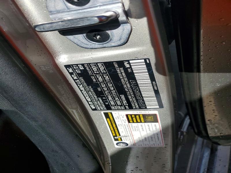 Aukcja sprzedaży 2021 Mercedes-benz Gle, vin: 4JGFB4JB5MA527197, numer aukcji: 62083056