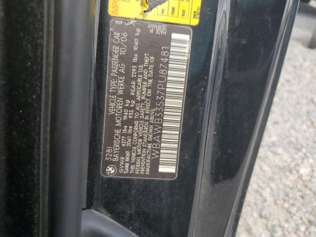 Продажа на аукционе авто 2007 Bmw 328, vin: WBAWB33537PU87481, номер лота: 60688466
