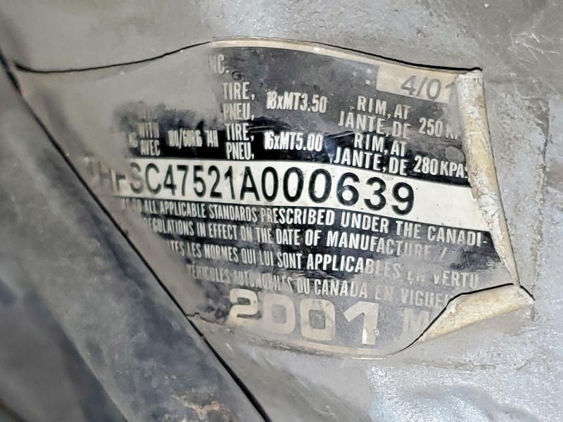 Aukcja sprzedaży 2001 Honda Gl1800, vin: 1HFSC47521A000639, numer aukcji: 60114656