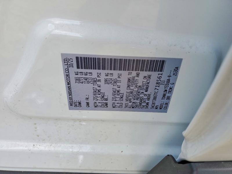 Продаж на аукціоні авто 2026 Nissan Rogue, vin: 5N1BT3BB3TC718561, номер лоту: 62446396