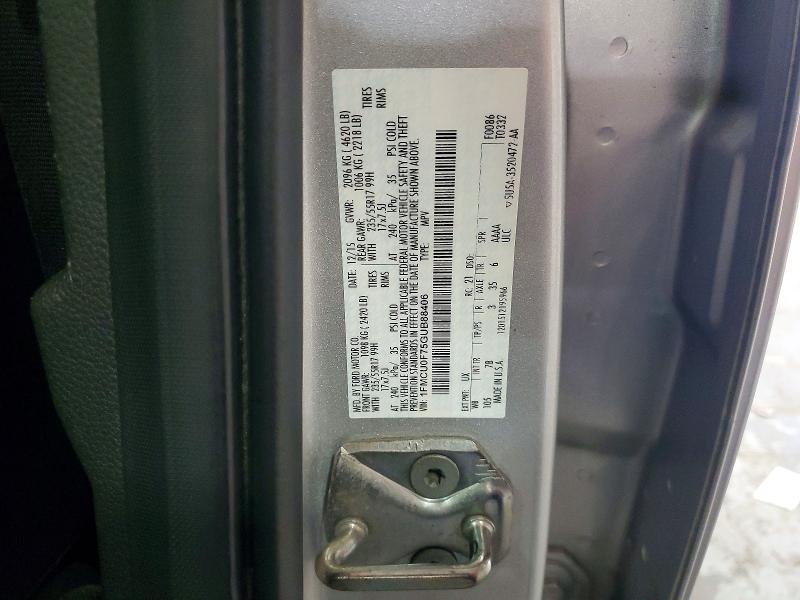60948546 :رقم المزاد ، 1FMCU0F75GUB88406 vin ، 2016 Ford Escape مزاد بيع