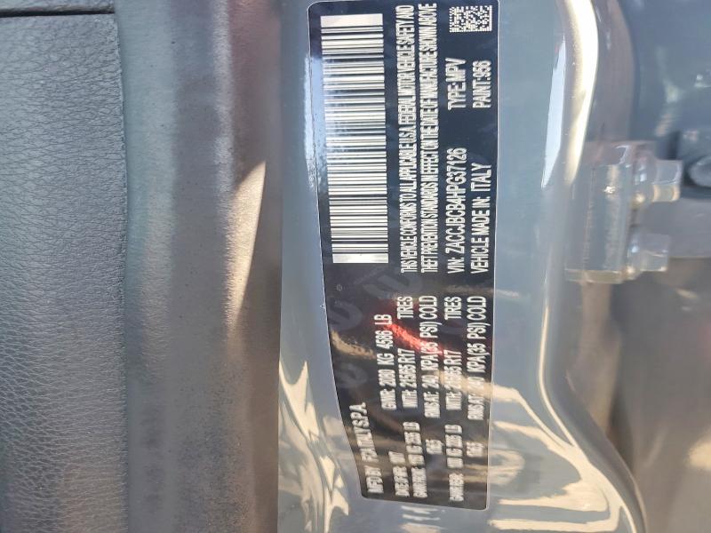 2017 Jeep Renegade მანქანა იყიდება აუქციონზე, vin: ZACCJBCB4HPG37126, აუქციონის ნომერი: 62102456