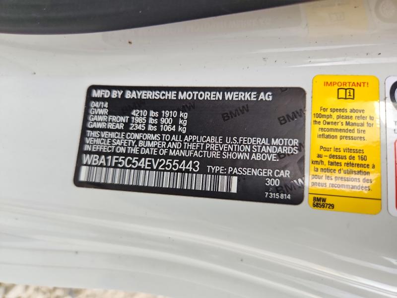 Продажа на аукционе авто 2014 Bmw 228, vin: WBA1F5C54EV255443, номер лота: 60676966