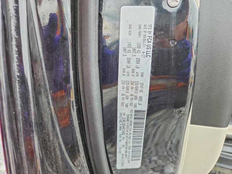 Продаж на аукціоні авто 2017 Chrysler Pacifica, vin: 2C4RC1BG0HR710693, номер лоту: 62309716