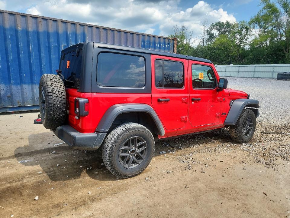 60006626 :رقم المزاد ، 1C4PJXKN8RW274537 vin ، 2024 Jeep Wrangler مزاد بيع